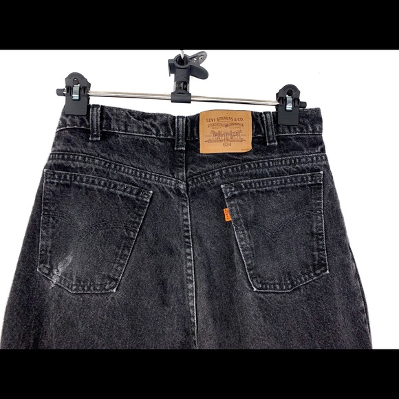 Vintage Levi’s Orange Tab Black Denim Jeans🧡 - Picture 3 of 5